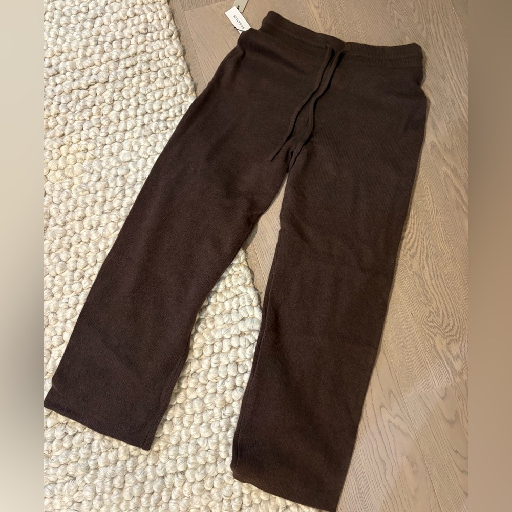 The Group by Babaton LUXE CASHMERE WIDE PANT - Picture 4 of 10